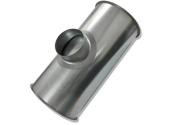 Pipa ekstraksi debu logam 5 inci Galvanized
