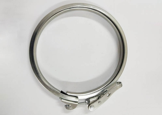 Klem pipa cepat tergalvanized kedap udara Clip Quick Connect Ketebalan 1,0mm