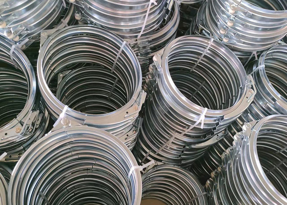 Klip penguncian OEM Pembebasan Cepat Klem Bulat Baja tahan karat / Baja Galvanis