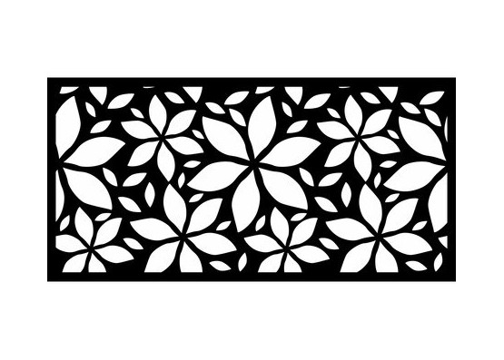 15mm Laser Cut Metal Pagar Panel Proof Radiasi