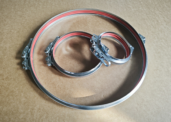 Clamp saluran spiral tekanan rendah / Clamp tabung yang dapat disesuaikan 120mm