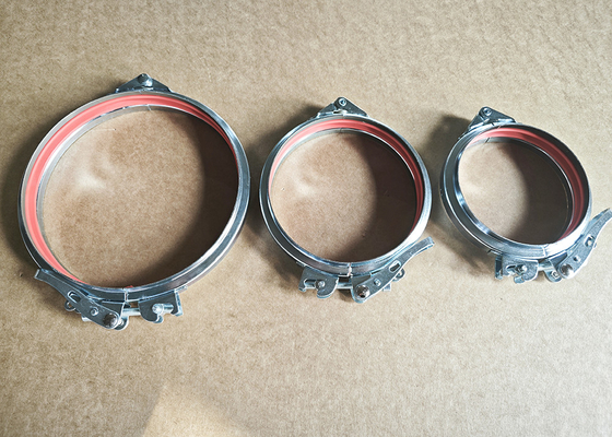 80-600mm Cepat Rilis Pipe Clamp Bracket Carbon Steel