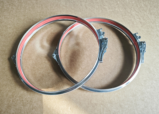 300mm Cepat Rilis Pipe Clamp Dalam Sistem Pengumpulan debu