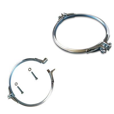 U Bentuk Cepat Rilis Pipe Clamp Galvanis Baja Saluran Clamp 2.0mm Ketebalan