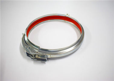White Quick Release Pipe Clamp Dengan Industri Karet Penghapusan Debu Air