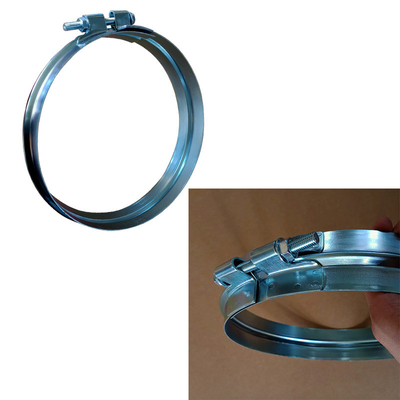 Klem Pipa Lebar WDs / Klem Cincin Lebar Baja Karbon Berlapis Seng