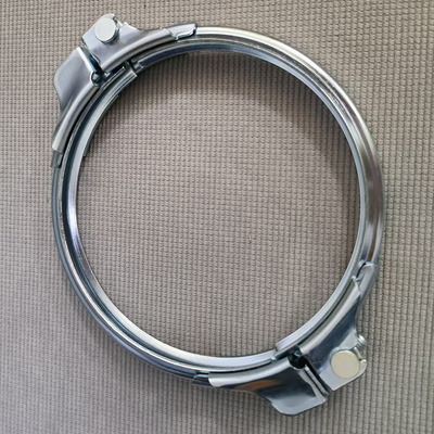 2.0mm Ketebalan Heavy Duty Galvanized atau Stainles Steel 304 Pipe Clamps dengan Sealing Rings