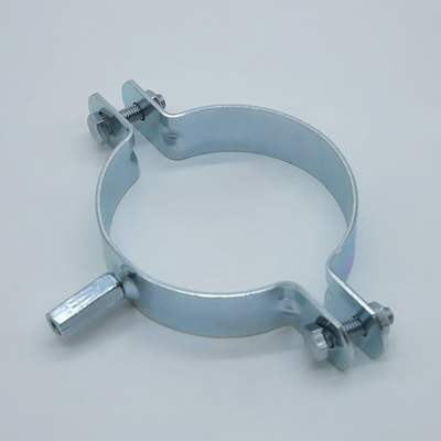 Pipeline Connectors Clips Adjustable Galvanized Pipe Clamp Hanging Hoop dengan M8 Nut