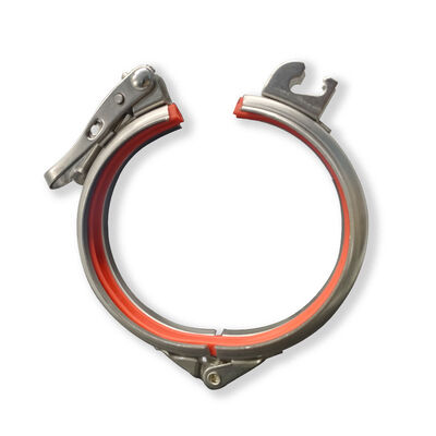 SUS304 Klem Pipa Pembebasan Cepat Kunci Cepat Saluran Cincin Drum Kunci Cincin Klem