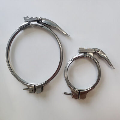 304 Stainless Steel Sealed Heavy Duty Pipe Clamps Quick Connection Pipe Clamps