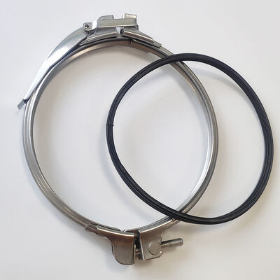 Sistem HVAC Bagian Sistem Cincin Tarik Klem Pengunci Cepat Klem Saluran Spiral