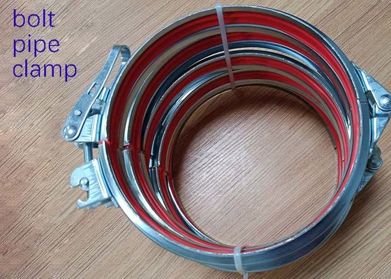 80mm Baut Ventilasi Flange Penjepit Pipa Rilis Cepat Dengan Cincin Segel