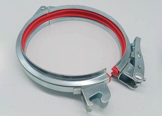 Karet Sealing Ring Penghapusan Debu Flange 120mm Pipa Galvanis Clamp Untuk Koneksi
