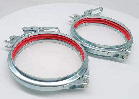 Sambungan Pipa Flange Adjustable Bolt Seal 125MM Klem Pipa Galvanis